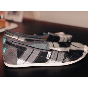 Toms Checked Shoe 8W